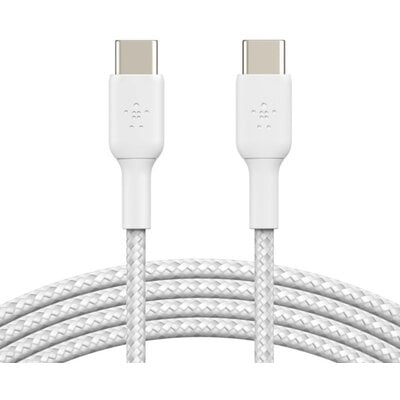 Belkin Kabel Boost Charge Braided USB-C do USB-C 1m, biały 745883788286