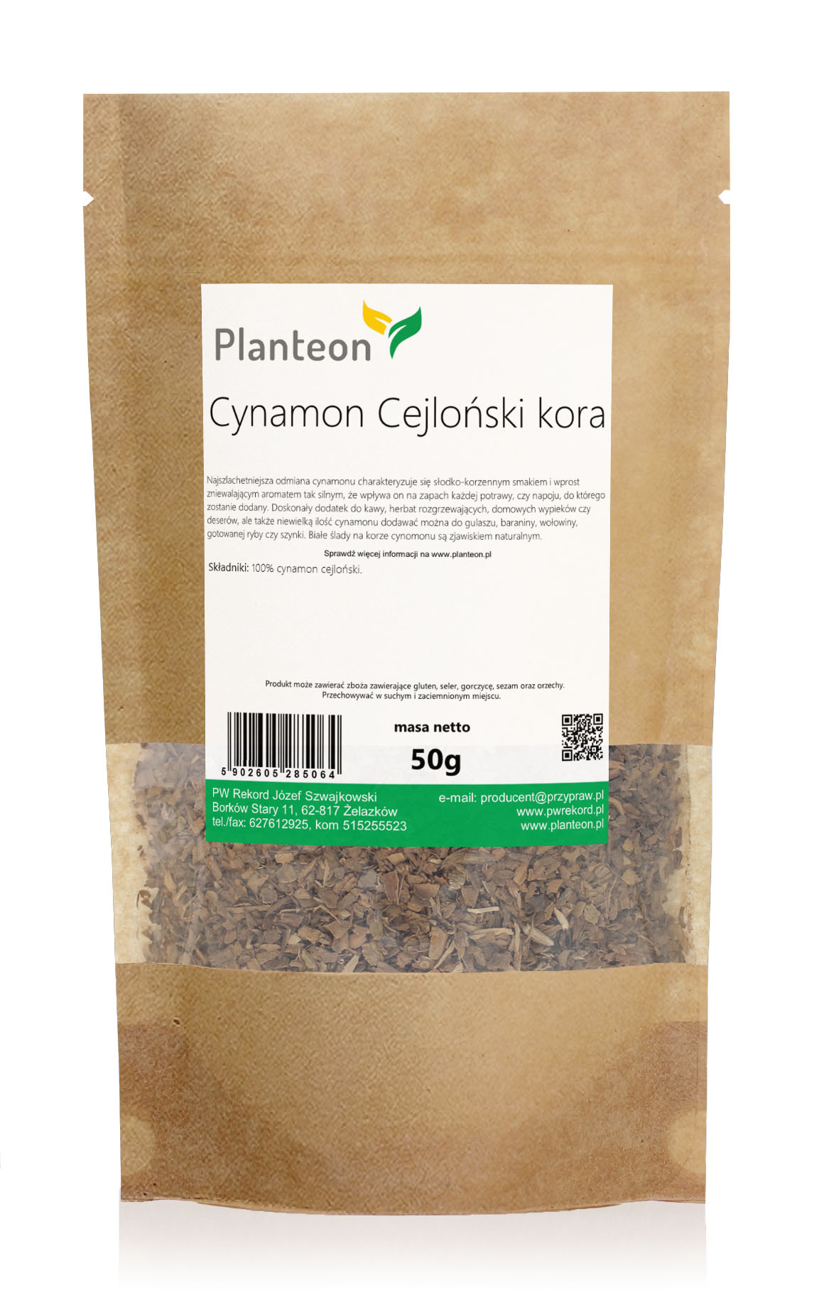Planteon Cynamon Cejloński kora 50g 2-0006-15-3