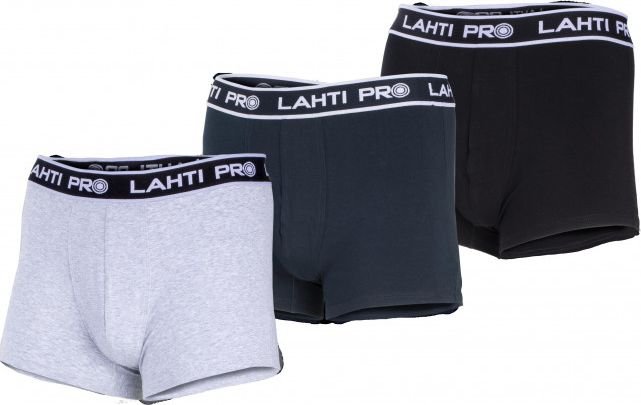 Lahti Pro Bokserki męskie czarne, szare, granat., 3 pary,