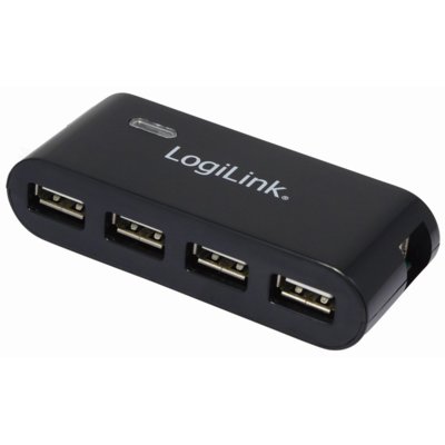 LogiLink HUB USB UA0085 4 porty USB, aktywny, czarny AKLKUBH00120 [1367960]