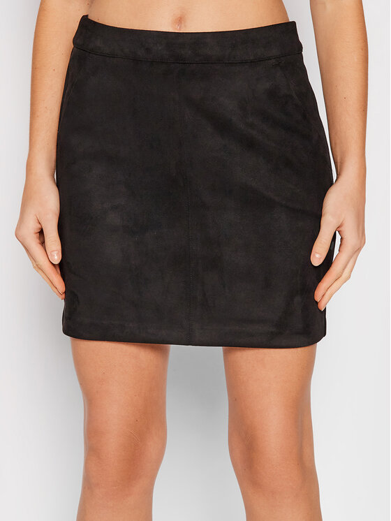 Vero Moda Spódnica mini Donnadina 10210430 Czarny Regular Fit