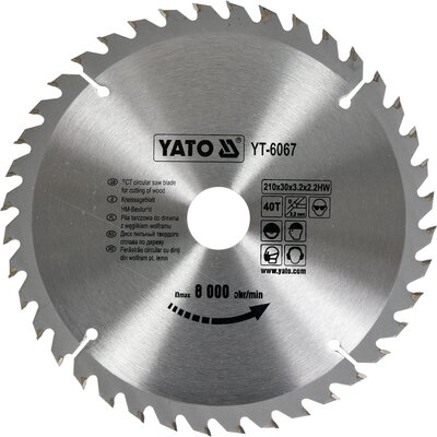 Yato YT-6067 Piła tarczowa 210x40x31