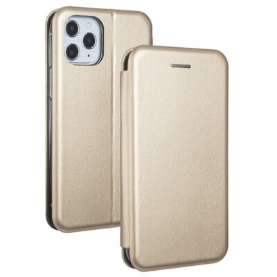 Beline Etui Book Magnetic iPhone 12 mini złoty/gold