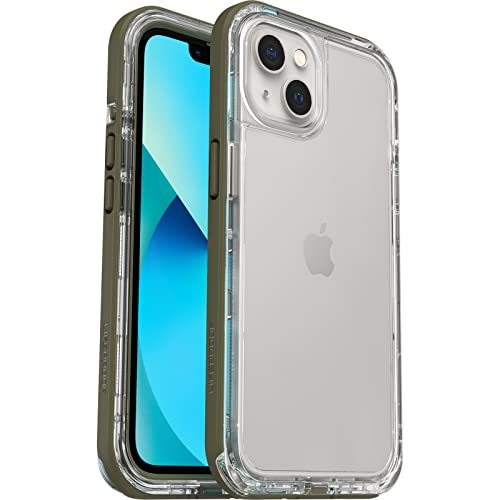Lifeproof 77-85541 Etui na Telefon, Przezroczysty/Zielony, iPhone 13