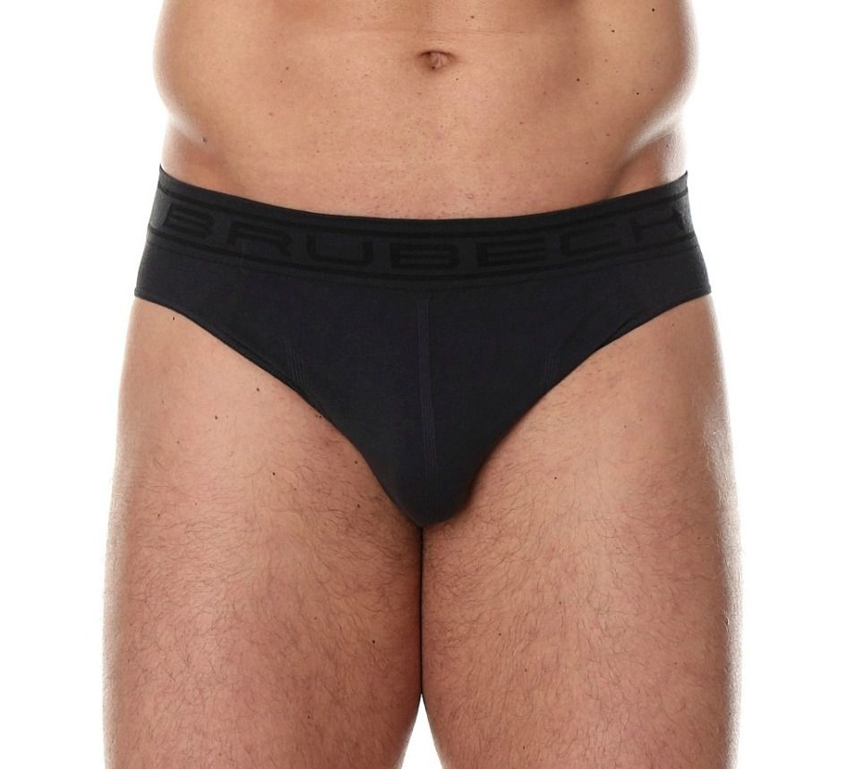 Brubeck Slipy męskie Comfort Cotton ciemnografitowe r. L BE00290A