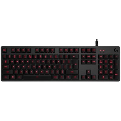 Logitech G413 Mechanical Gaming Keyboard Red czerwona (920-008476)