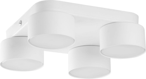 TK Lighting Lampa sufitowa Space White 4pł Wysyłka za 0 zł 3393