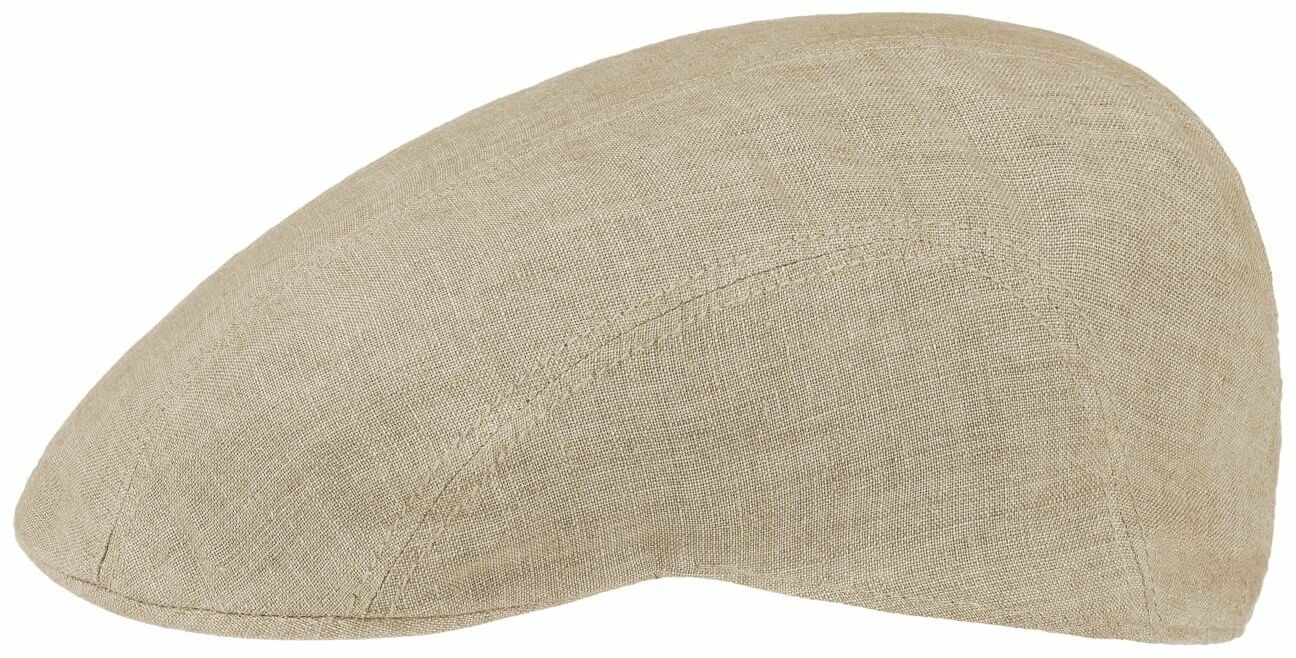 Płaski Kaszkiet Madison Len by Stetson, beżowy, 55 cm