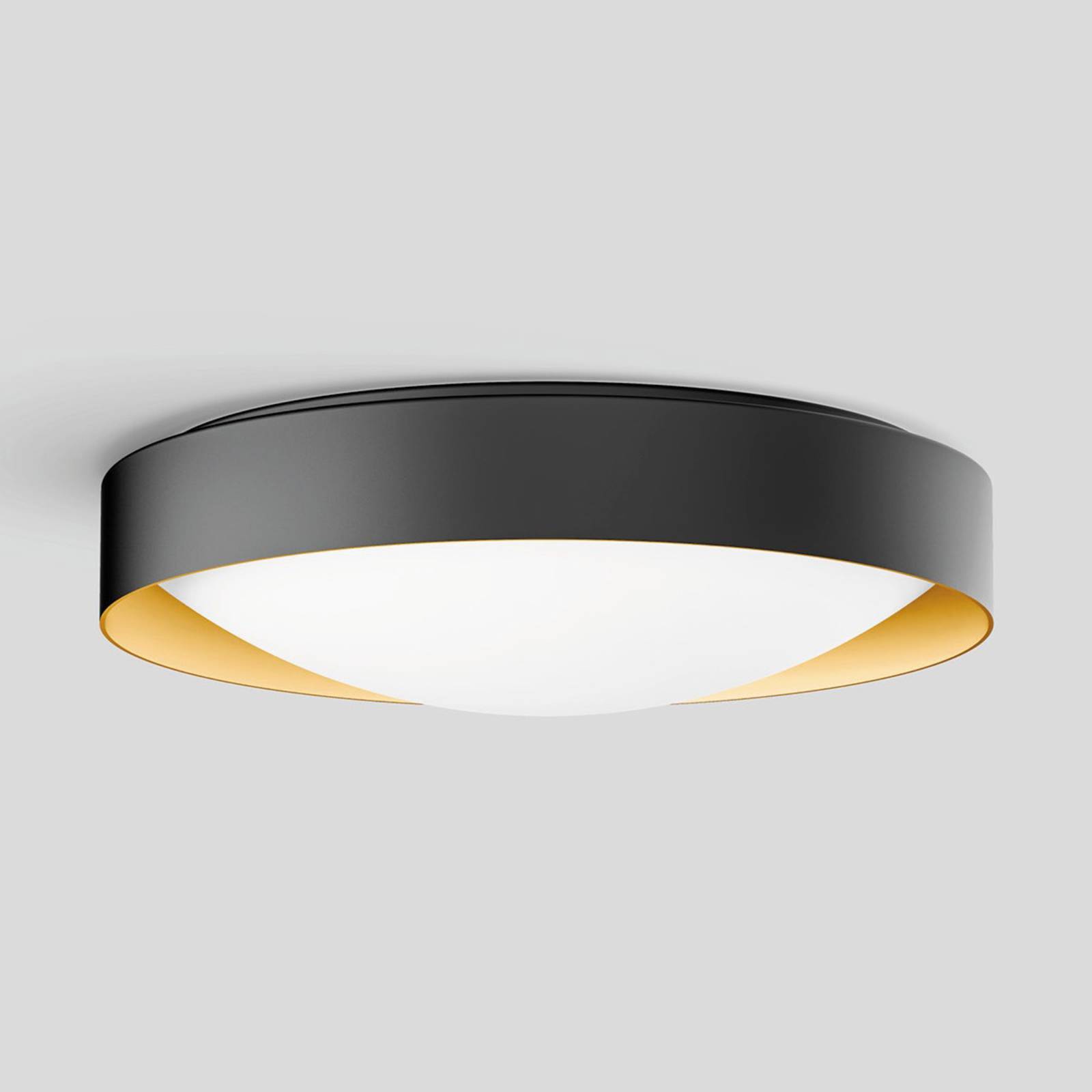 Bega Studio Line lampa sufitowa Ø36cm czarny/mosiądz