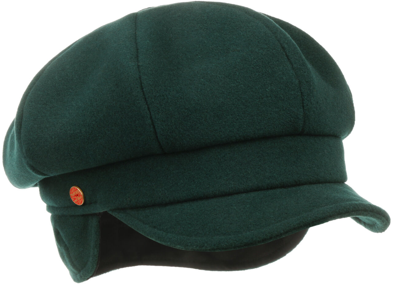 Czapka Newsboy Camilla by Mayser, ciemnozielony, S (54-55 cm)