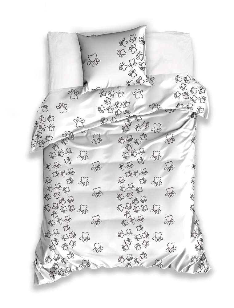 Carbotex Pościel dziecięca, Percal, Black&White, 160x200 cm
