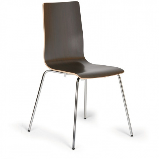 B2B Partner Drewniane krzesła KENT, wenge 125132