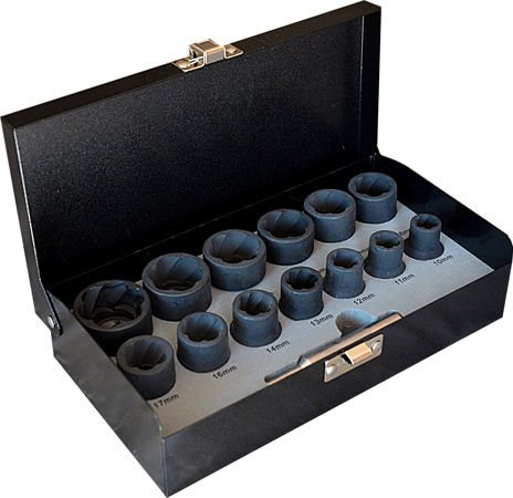 OPTIMA ZESTAW WYKRĘTAKÓW DO ŚRUB 14 SZT 1/2 CALA T2-1030F