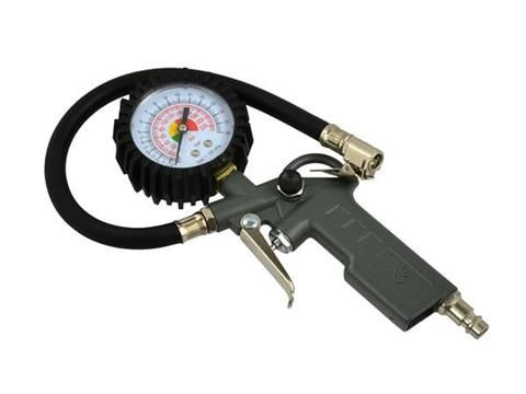 Geko PISTOLET DO POMPOWANIA Z DUŻYM MANOMETREM G01101