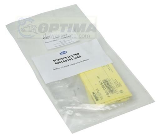 Bosch MAGNETI MARELLI F.00V.C05.001 - Zestaw 50 oryginalnych kulek F00VC05001, Średnica 1,34mm uniw-007950010360
