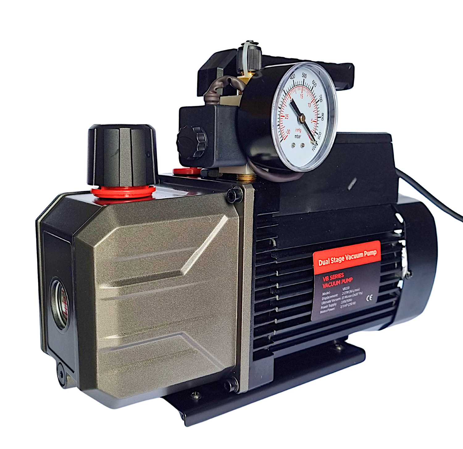 OPTIMA POMPA PRÓŻNIOWA 2-STOPNIOWA 60l/min ELEKTROZAWÓR 2TW-1KSV