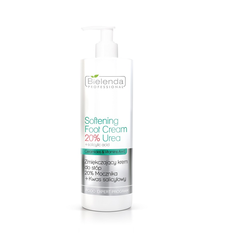 Bielenda Professional Softening Foot Cream 20% Urea + Salicylic Acid zmiękczającu krem do stóp 500ml