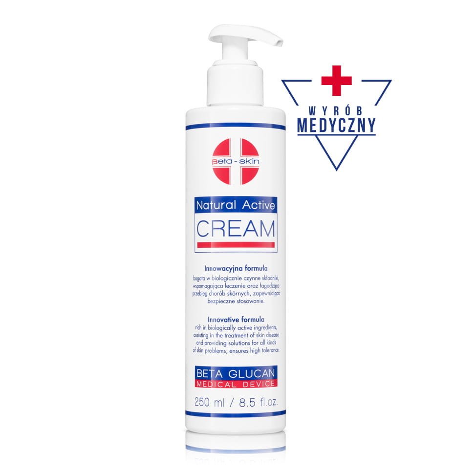 Beta-Skin Perfand Natural Active Cream AZS, łojotok, łuszczyca, krem nawilżający 250 ml
