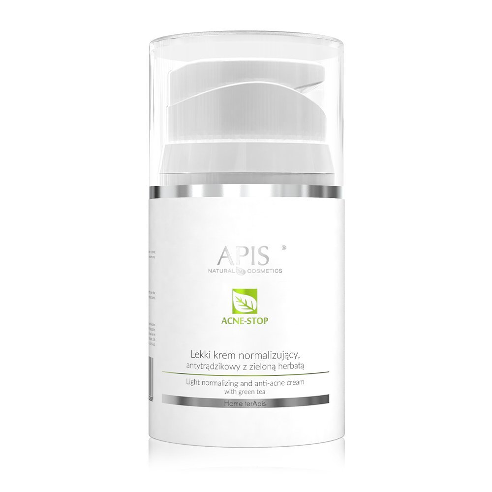 Apis Professional Home terApis Lekki krem normalizujący, antytrądzikowy z zieloną herbatą 50 ml