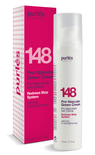 Purles 148 Pro-Vascular Green Cream Zielony krem do skóry naczyniowej 50 ml