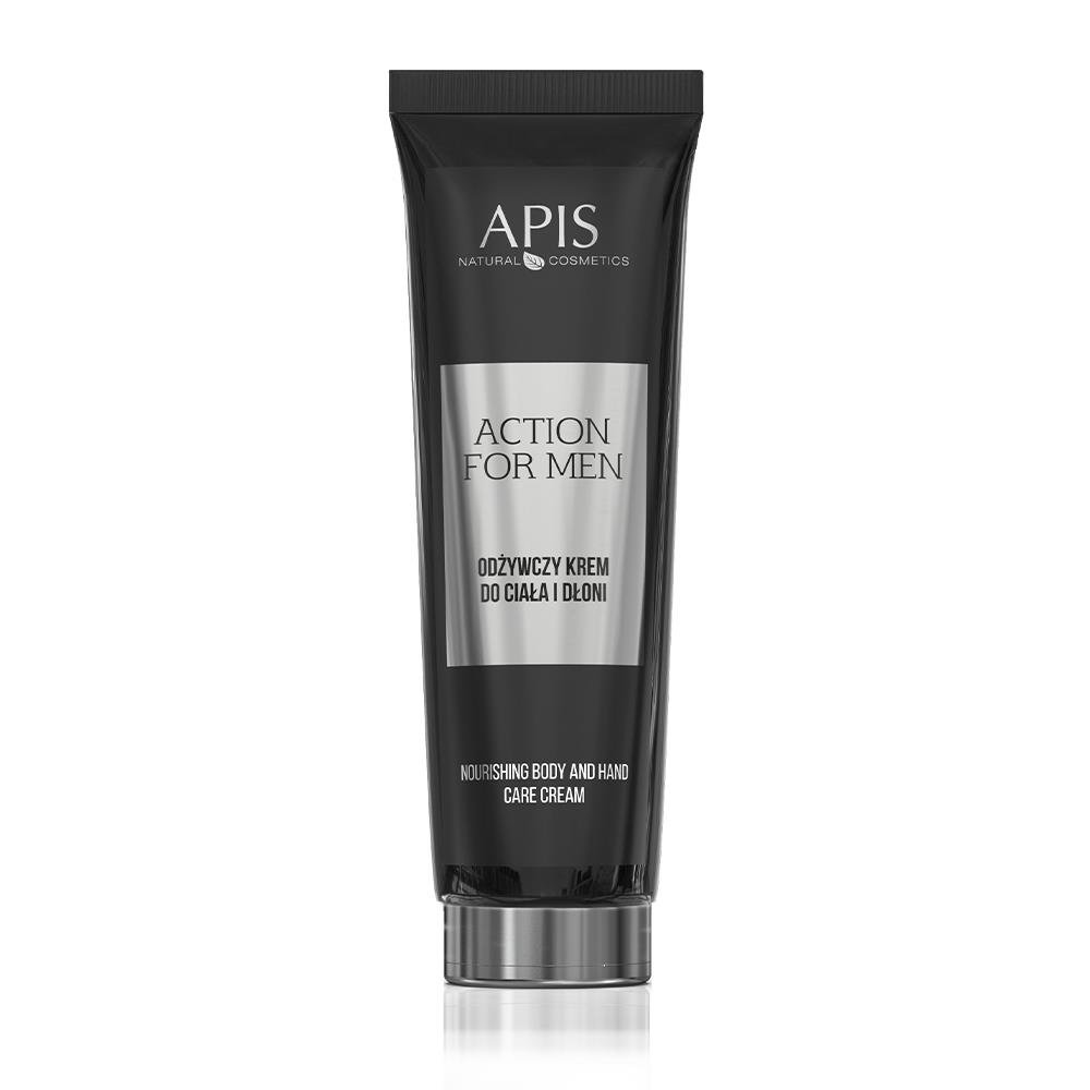 Apis Professional dżywczy krem do ciała i dłoni dla mężczyzn Apis Action For Men 100ml