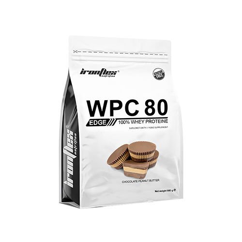 IRONFLEX WPC 80 EDGE Instant - 909g - Chocolate Peanut Butter - Odżywki białkowe