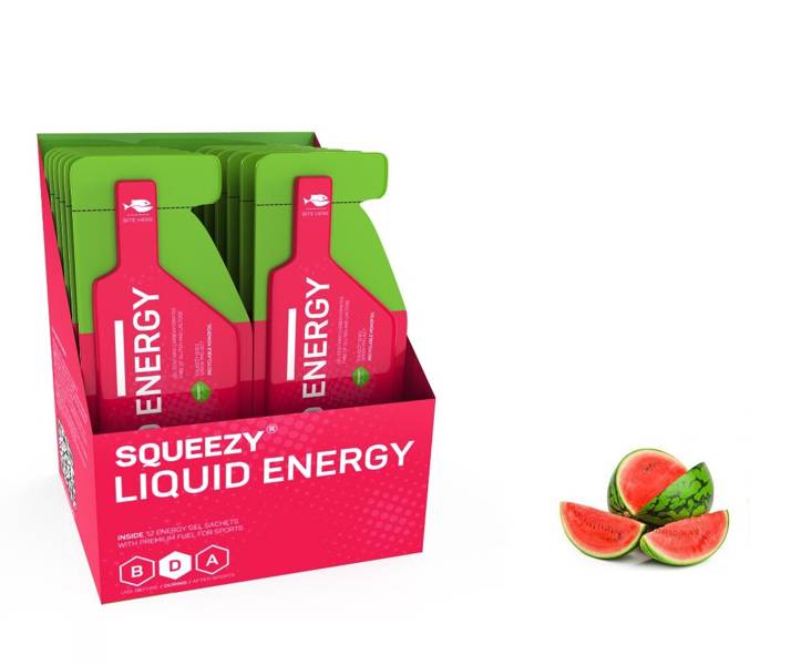 SQUEEZY Żel energetyczny do picia 60 ml arbuzowy 12+1 gratis