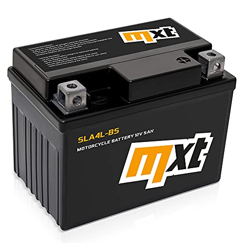 Maxtuned SLA4L-BS YB4L-B YTX4-BS akumulator do skutera, wstępnie naładowany, zamknięty, nie wymaga konserwacji, porównywalny YTX5L-BS