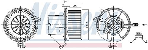 NISSENS Wentylator wnętrza NISSENS 87391 NISSENS 87391