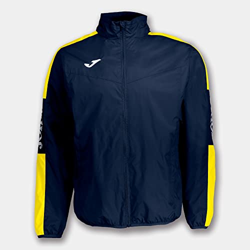 Joma Męska kurtka przeciwdeszczowa 100689.309 niebieski granatowy / żółty XL 100689.309