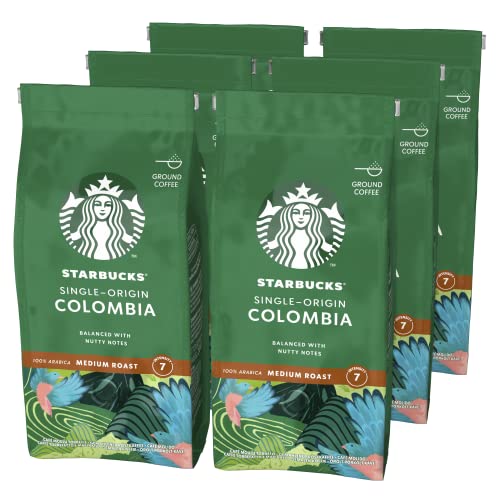 Starbucks Single Origin Colombia Medium Roast Kawa Mielona 200g (6 sztuk w zestawie)