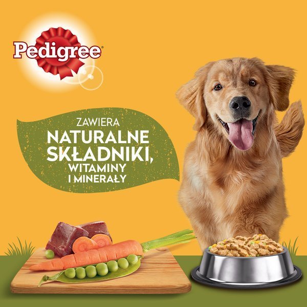 Pedigree Z Wołowiną W Galaretce Karma Pełnoporcjowa 1200 G