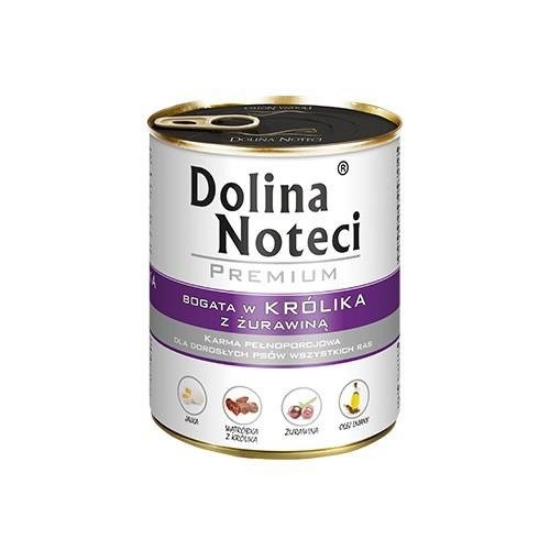 Dolina Noteci Premium Królik z żurawiną 12 x 800 g mokra karma dla psów Królik z żurawiną 12x800g