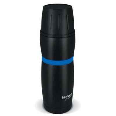 Lamart Kubek termiczny CUP LT4053 czarny/niebieski)