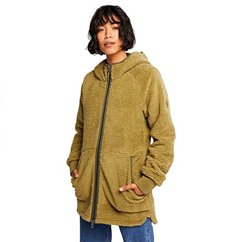 Burton Damska bluza z kapturem Minxy zielony Martini Olive Sherpa 36 22711100302