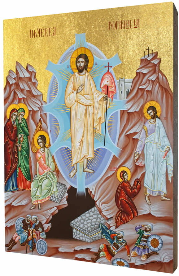 Art christiana Ikona Chrystus Zmartwychwstały ACHI125