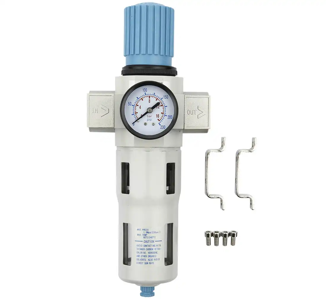 Regulator powietrza z manometrem odwadniaczem i filtrem REDATS P-790 1