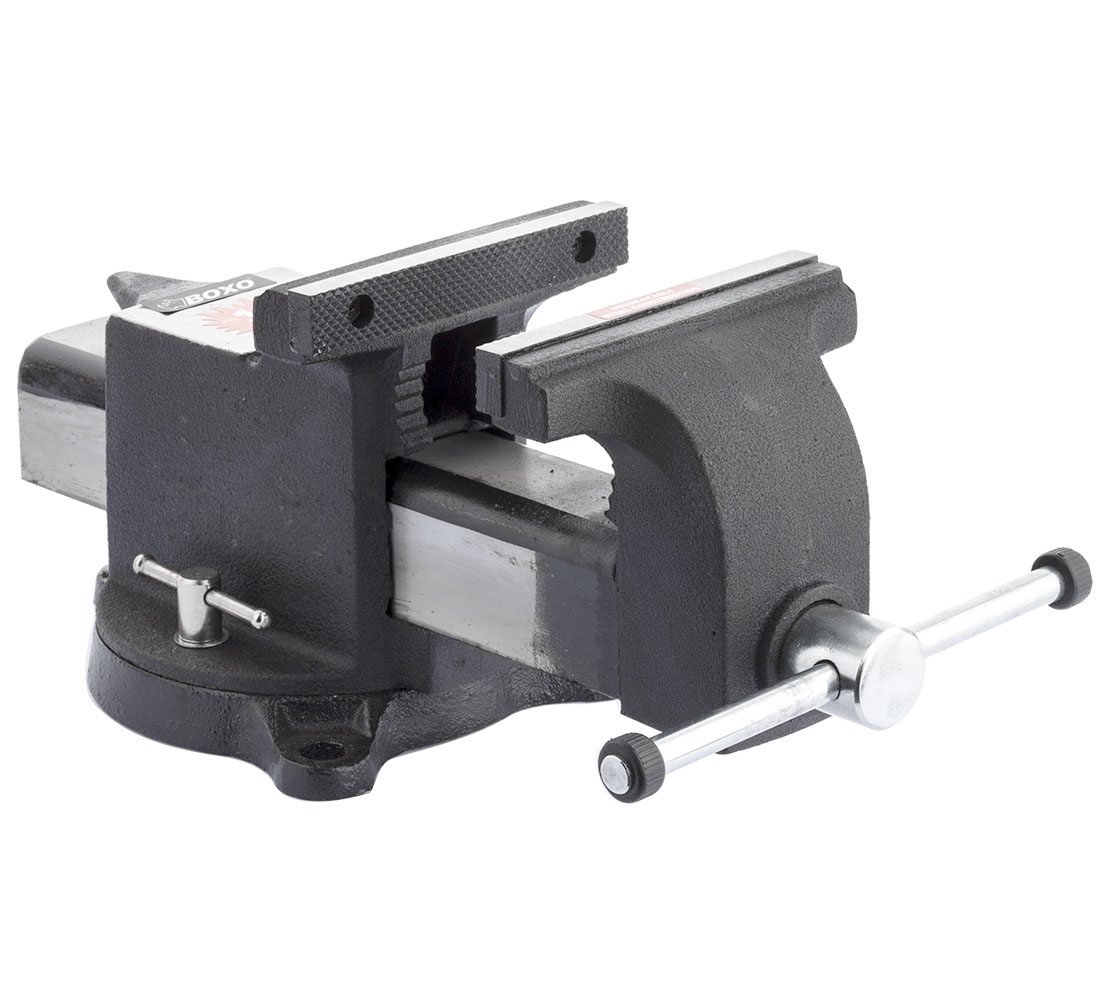 Imadło Ślusarskie z Kowadłem Obrotowe Staliwo SC37 BOXO 150mm