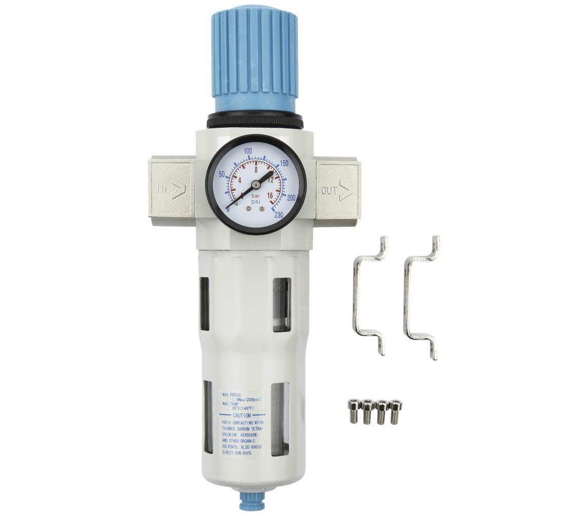 Regulator powietrza z manometrem odwadniaczem i filtrem REDATS P-780 3/4