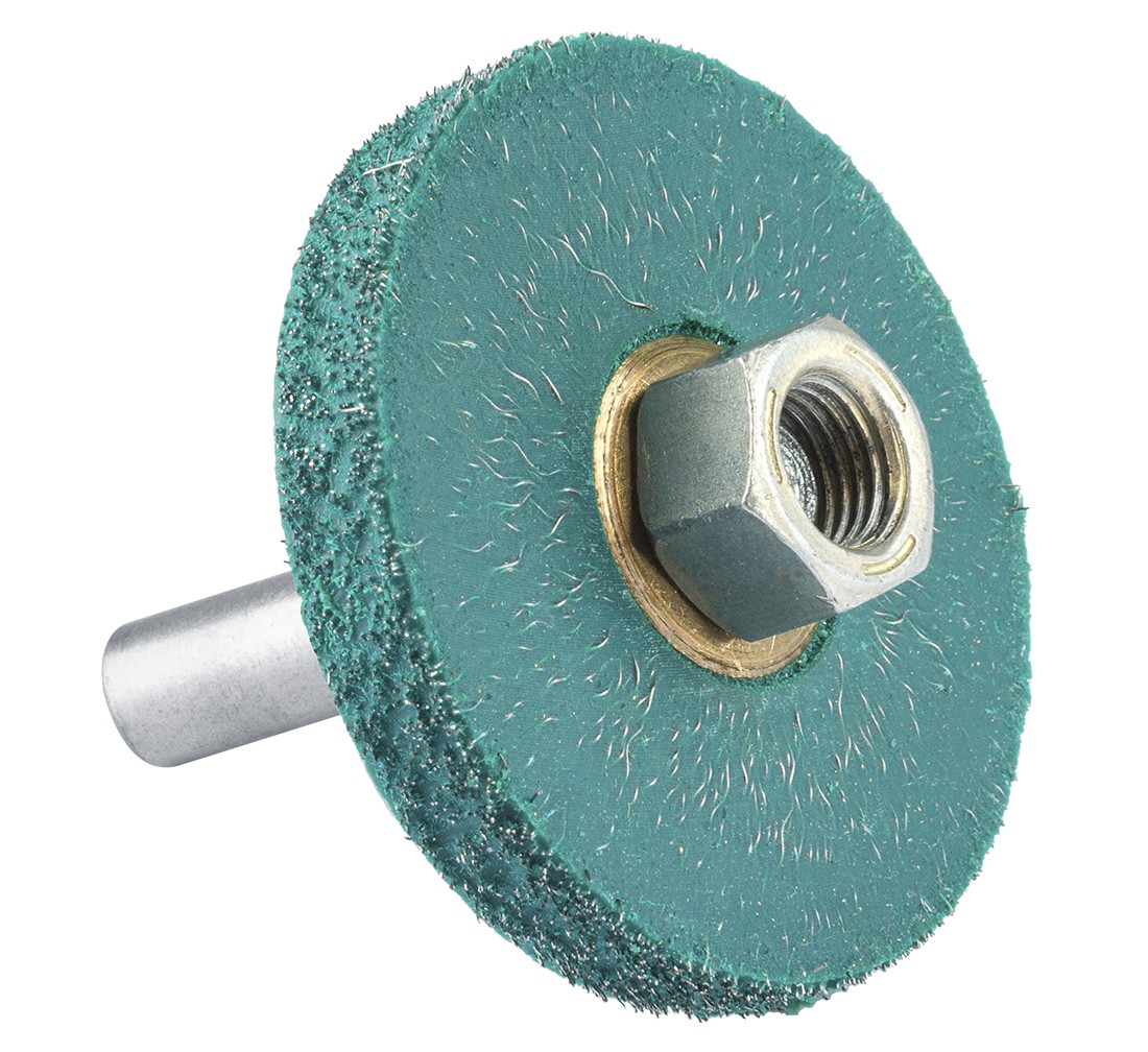 Szczotka Stalowa 50x7mm z PCV otwór 3/8 + Adapter