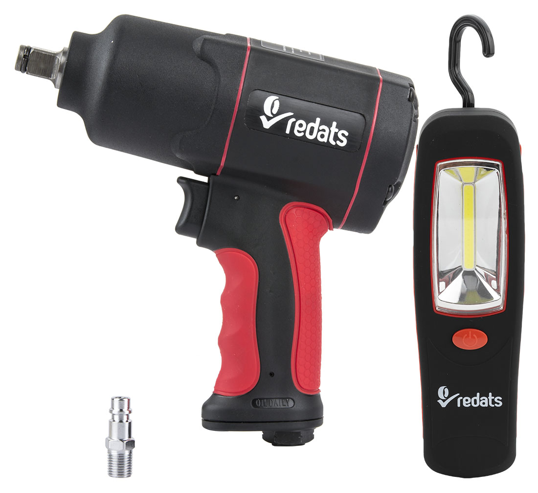 ZESTAW Klucz Pneumatyczny Udarowy 1450Nm REDATS P-120 1/2
