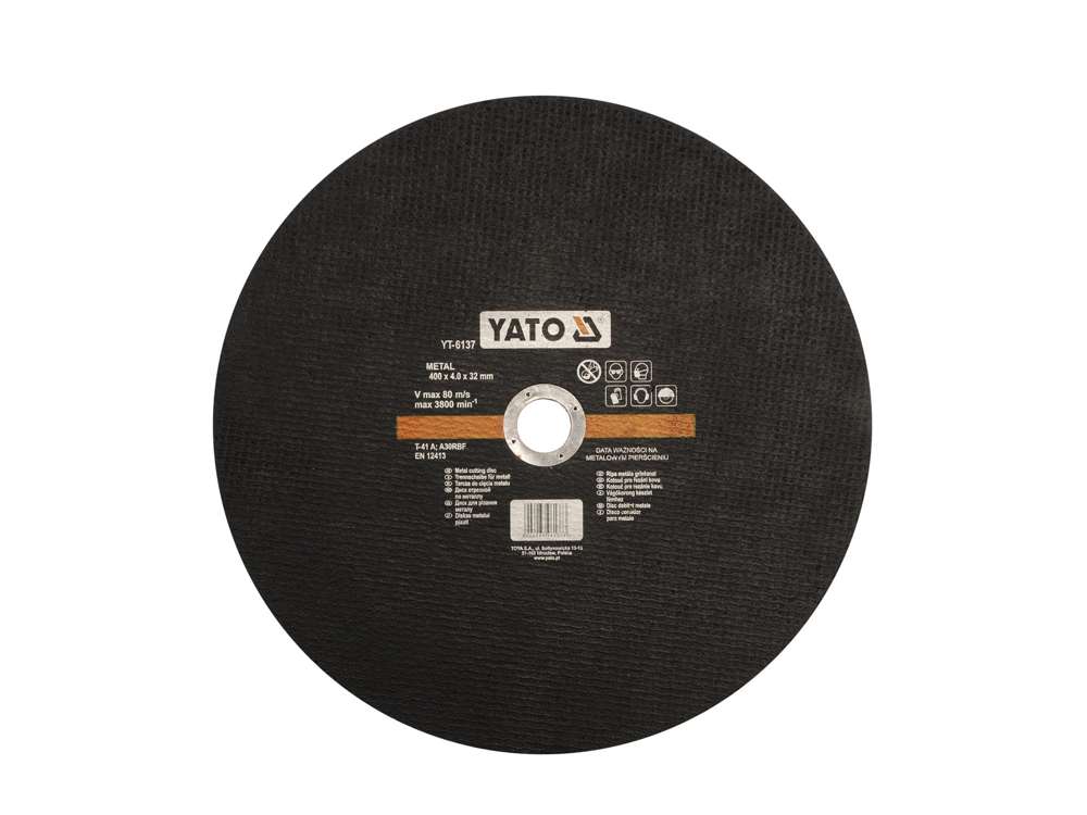 Yato tarcza tnąca metalu 400x4,0x32 mm. YT-6137