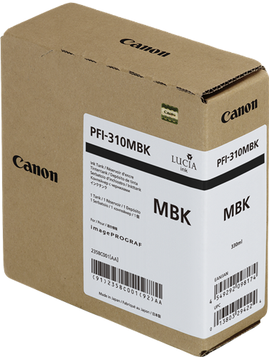 oryginalny atrament Canon PFI-310MBK [2358C001] matte black