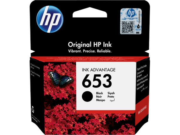 oryginalny atrament HP 653 [3YM75AE] black