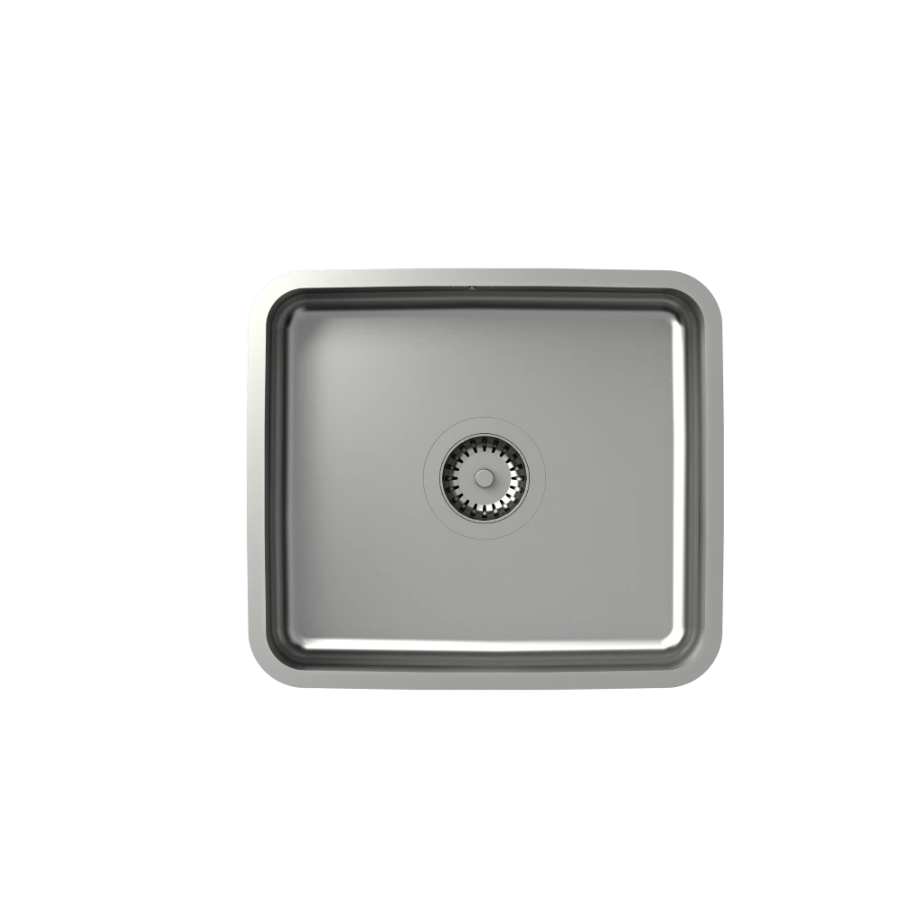 QUADRON Zlewozmywak stalowy stal szczotkowana NICOLAS SteelQ Nano KS1U-4036-BS-DB-12SR3-P1A-BS