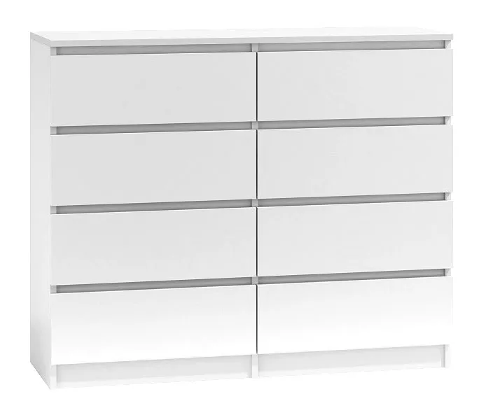 Duża biała komoda nowoczesna 140 cm G9-D62