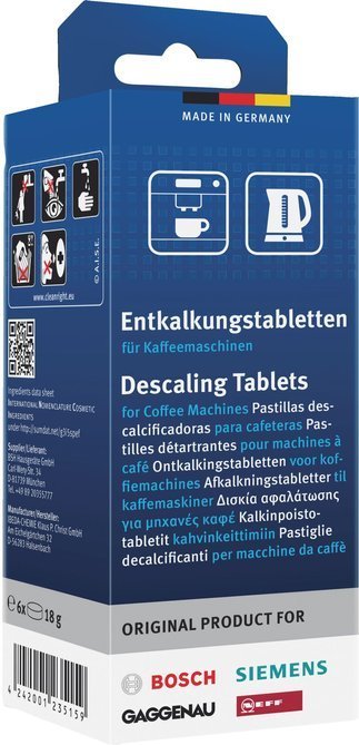 Tabletki odkamieniające Bosch/Siemens 310967 - 6szt