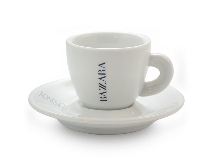 Ffiliżanka ze spodkiem do kawy Espresso 70ml - Bazzara