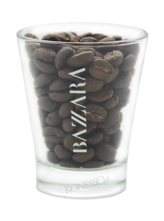 Szklaneczka do wody lub kawy espresso z logo Bazzara 80ml