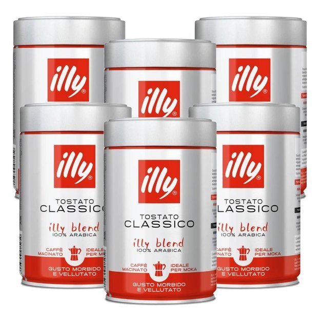 Illy 6x Kawa mielona Moka 250g 842-uniw